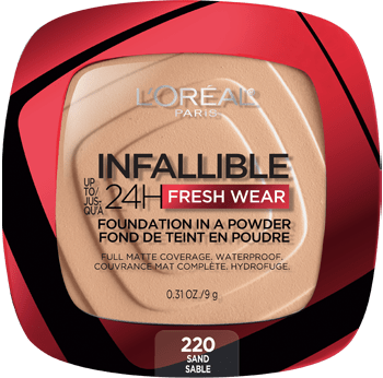 Loreal París Infallible 24H Fresh Wear Fundation In a Powder