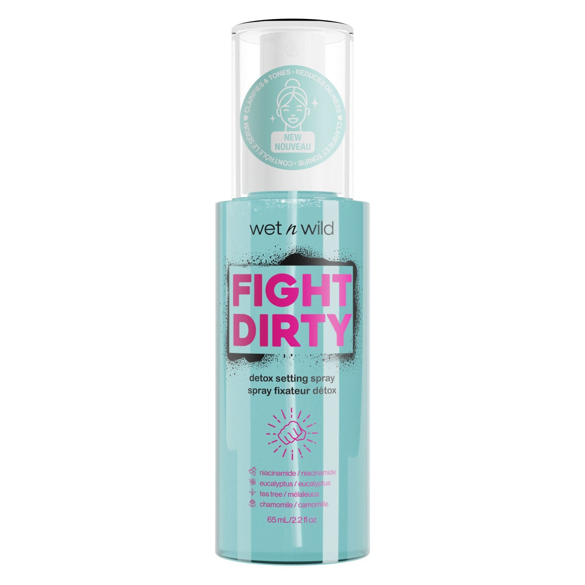 Wet N Wild Fight Dirty Detox Setting Spray 65ml