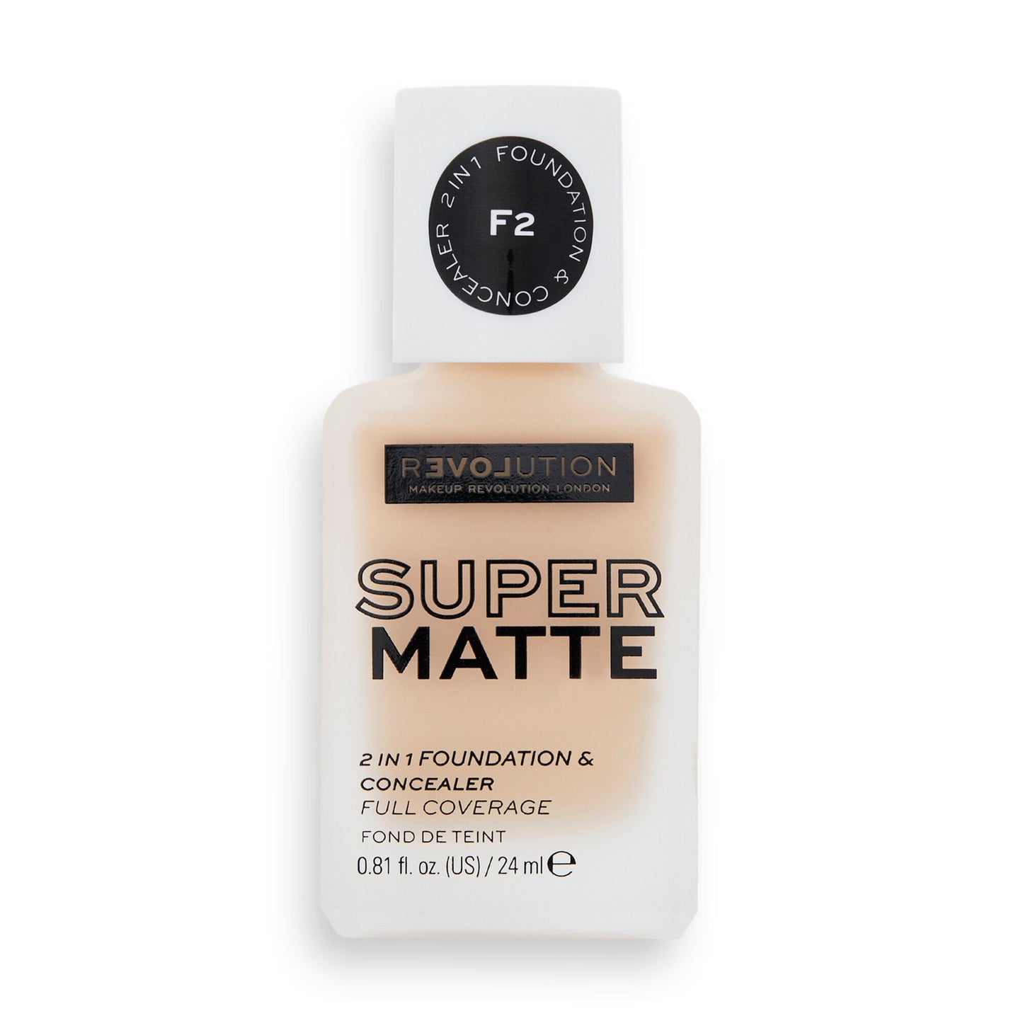 Revolution Super Matte Foundation 2 in 1 24ml