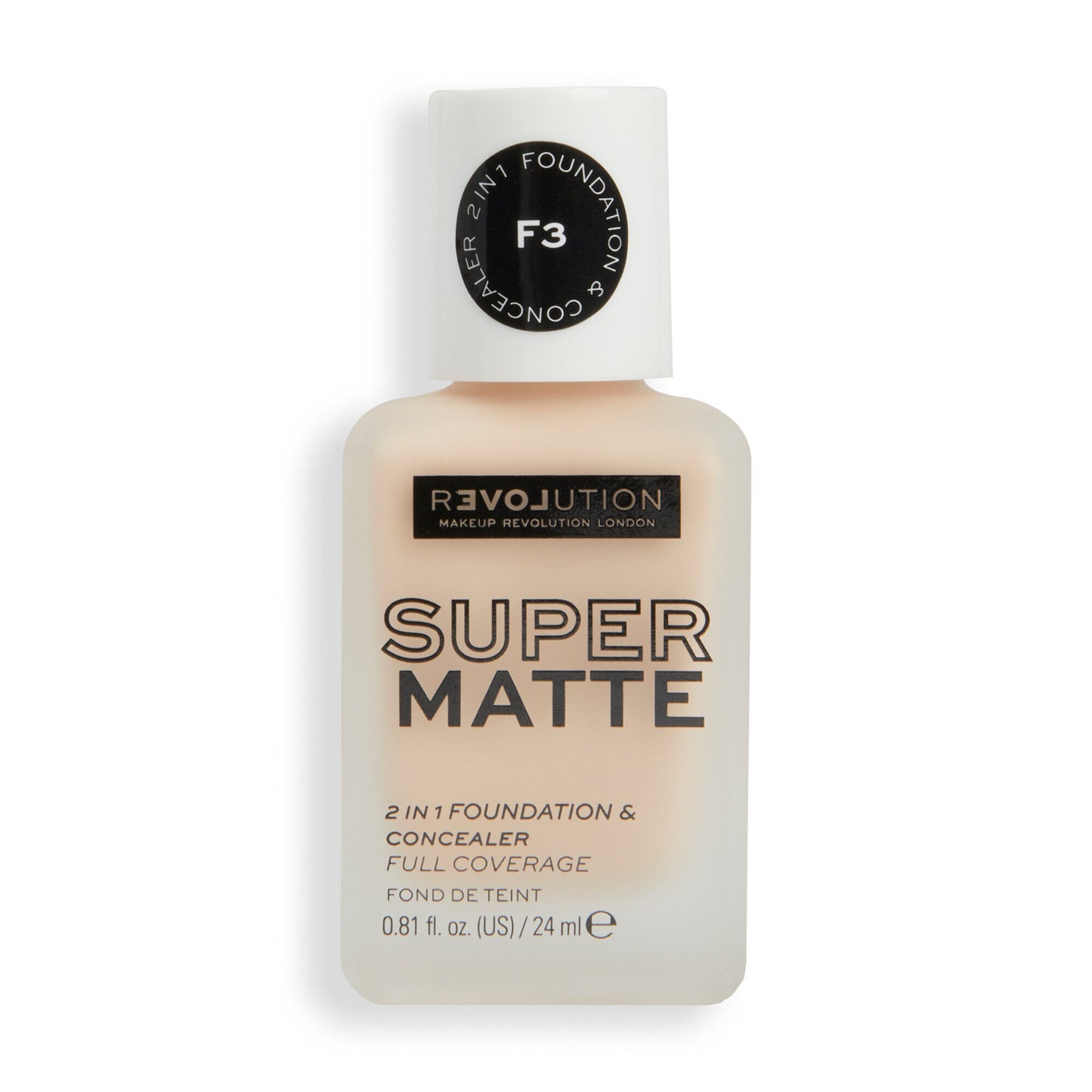 Revolution Super Matte Foundation 2 in 1 24ml