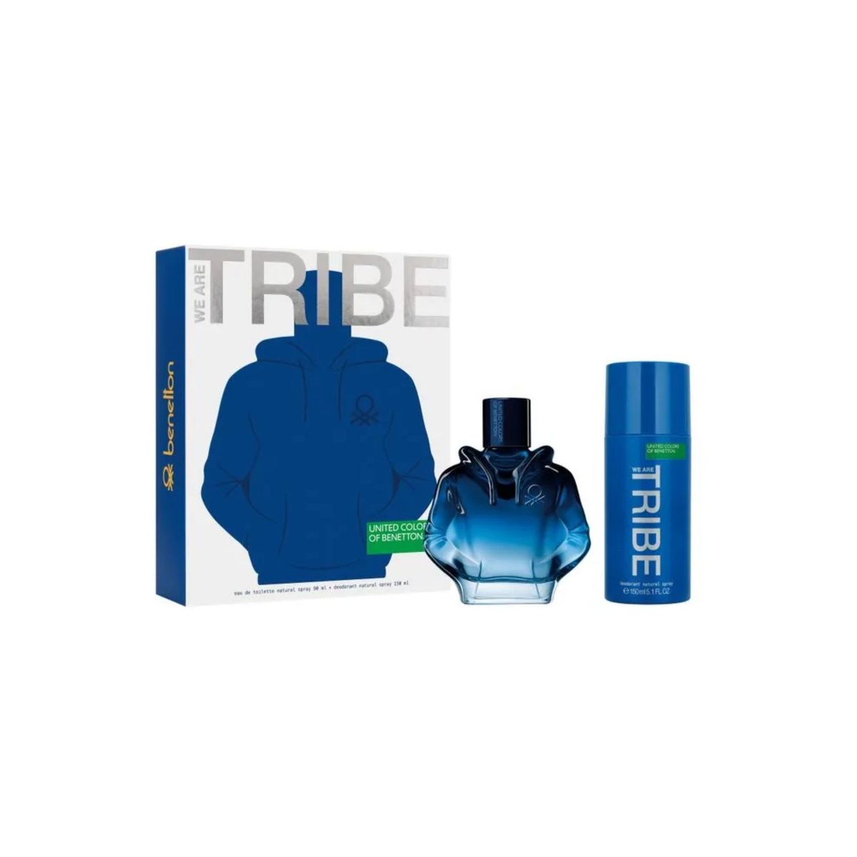 Benetton Tribe Eau De Toilette 90ml Kit