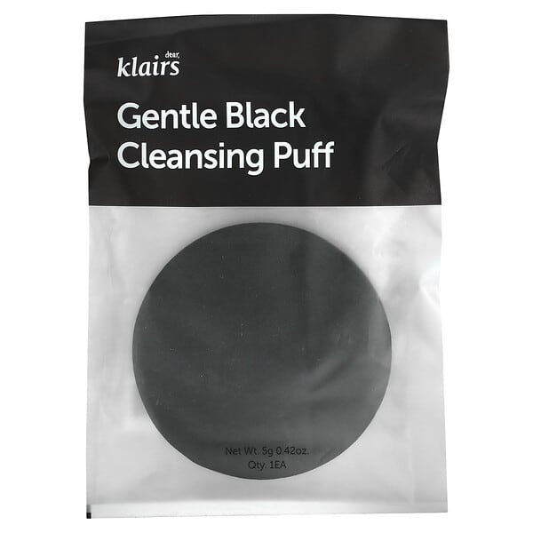Dear, Klairs Gentle Black Cleansing Puff 1 EA