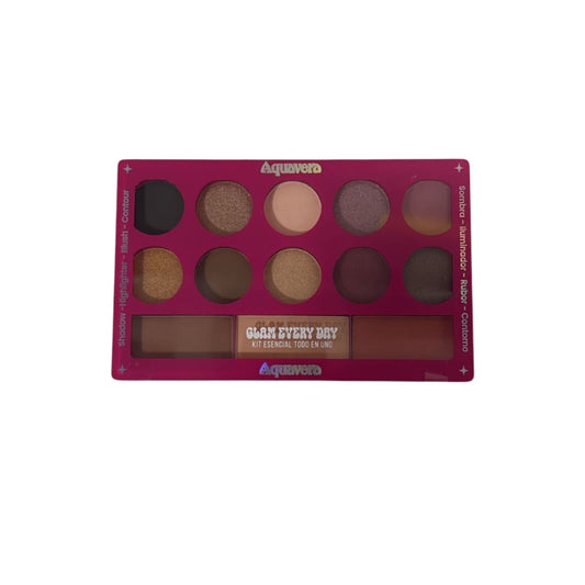 Aquavera Kit De Sombras De Ojos Glam