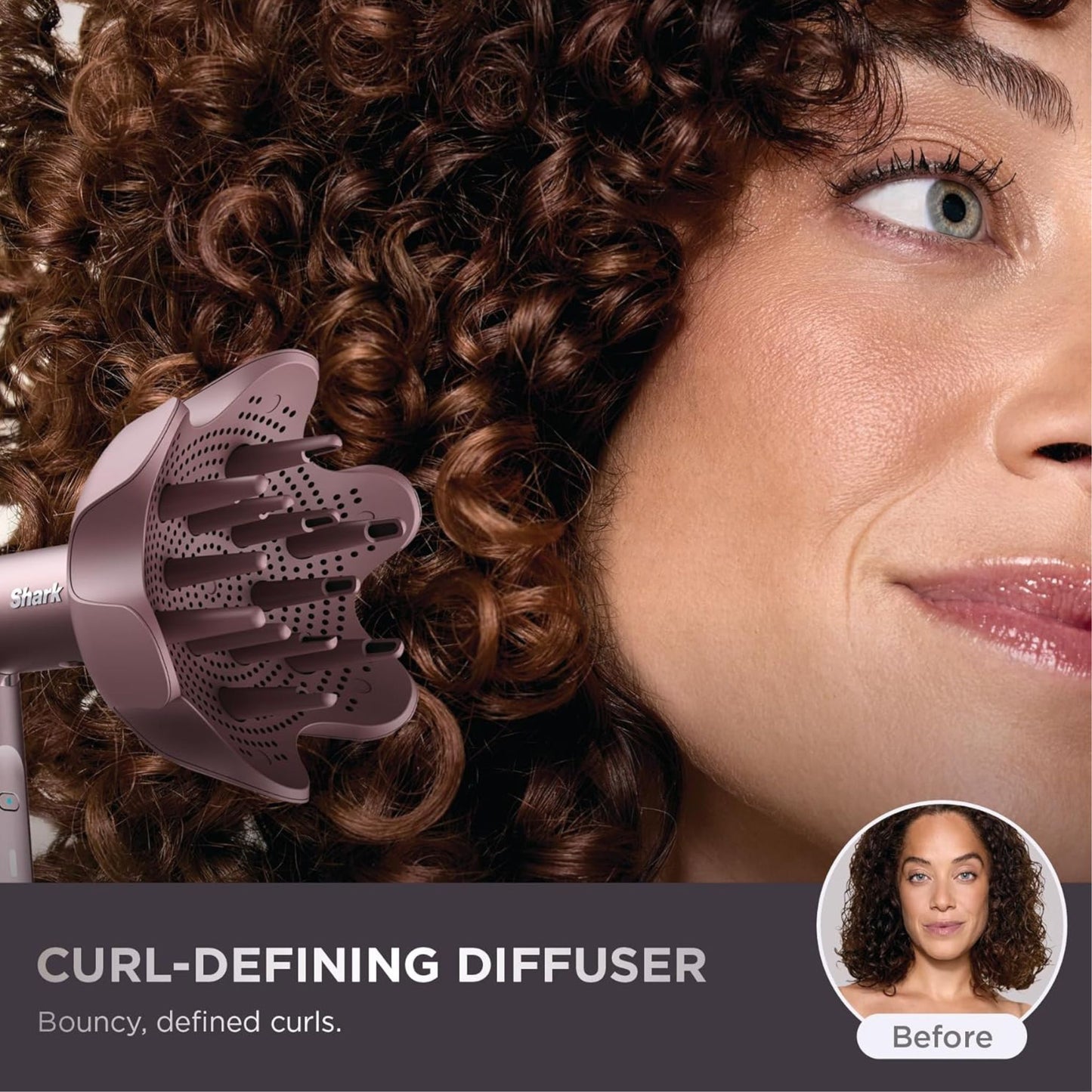 Shark FlexFusion 5 in 1 Air Styler Curly + Set de cepillos