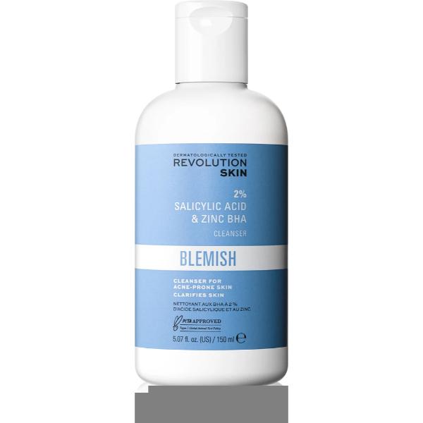 Revolution Skincare 2 Pct Salicylic Acid & Zinc Bha Anti Blemish Cleanser