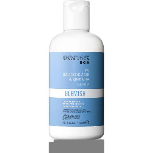 Revolution Skincare 2 Pct Salicylic Acid & Zinc Bha Anti Blemish Cleanser