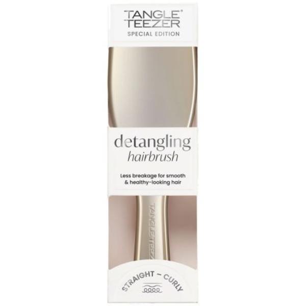 Tangle Teezer Ultimate Detangler - Chrome - Champagne Gold (Straight Curly)