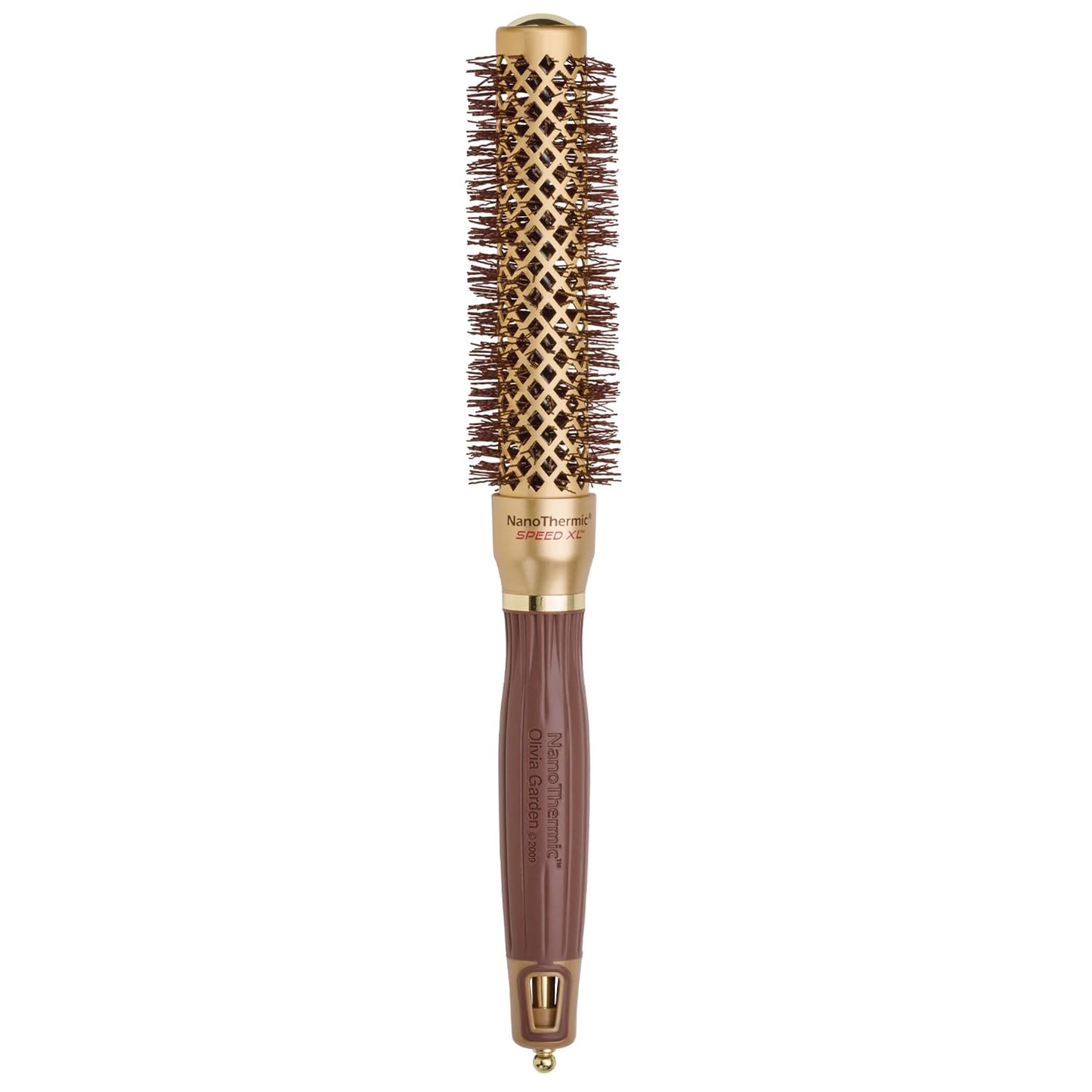 Olivia Garden Nanothermic Speed XL Extra-Long Barrel - Dries Hair 25% Faster