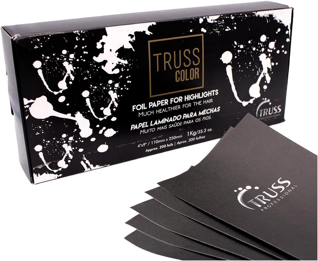 Truss Papel Laminado Para Mechas 200Hojas