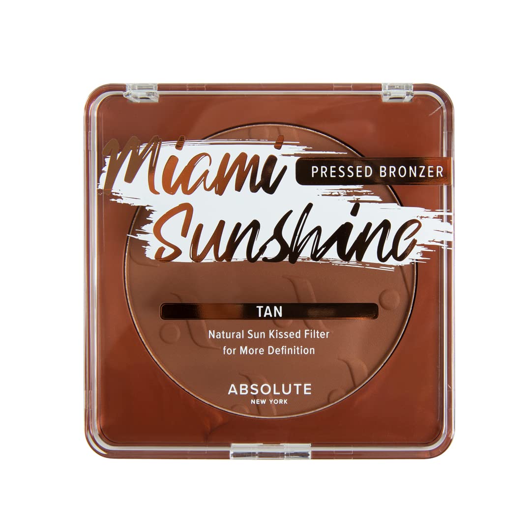 Absolute New York Miami Sunshine Pressed Bronzer - Tan