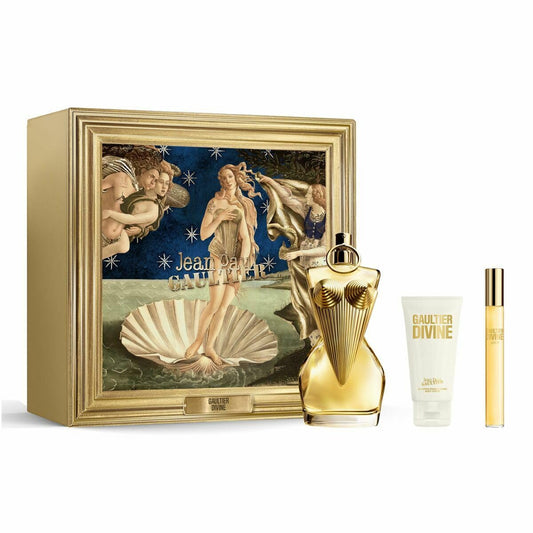 Jean Paul Gaultier Divine Eau de Parfum 100ml + Body Lotion 75ml + Miniature Gift 10ml Set
