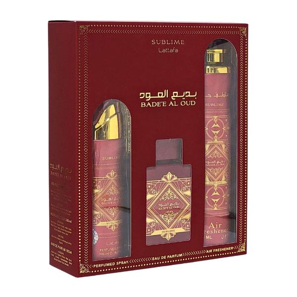 Est. Lattafa Badee Al Oud Sublime Edp/Unisex 3 Pza