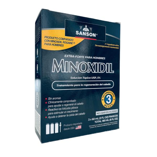 Sanson Minoxidil 5% Extra Forte para hombres