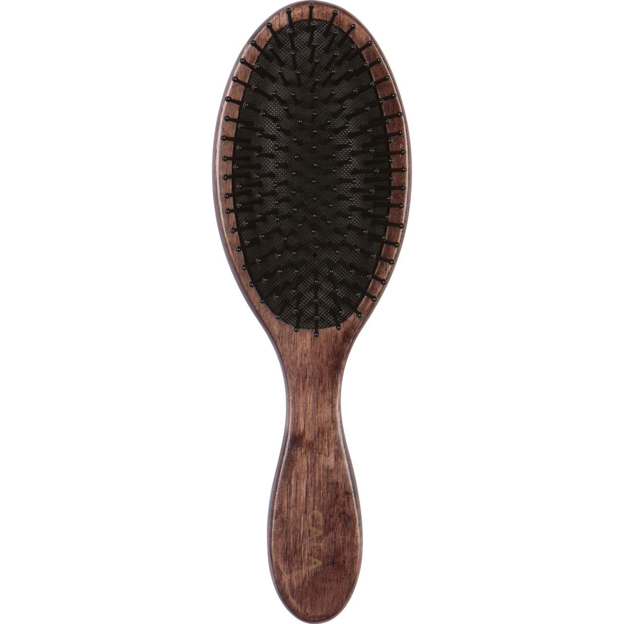 Cala Men's Dark Wood Wet N Dry Hair Brush