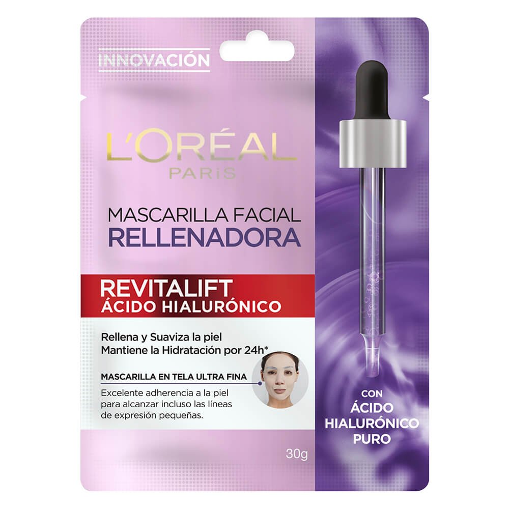 Loreal Revitalif Acido Hialuronico Mask Rellenadora