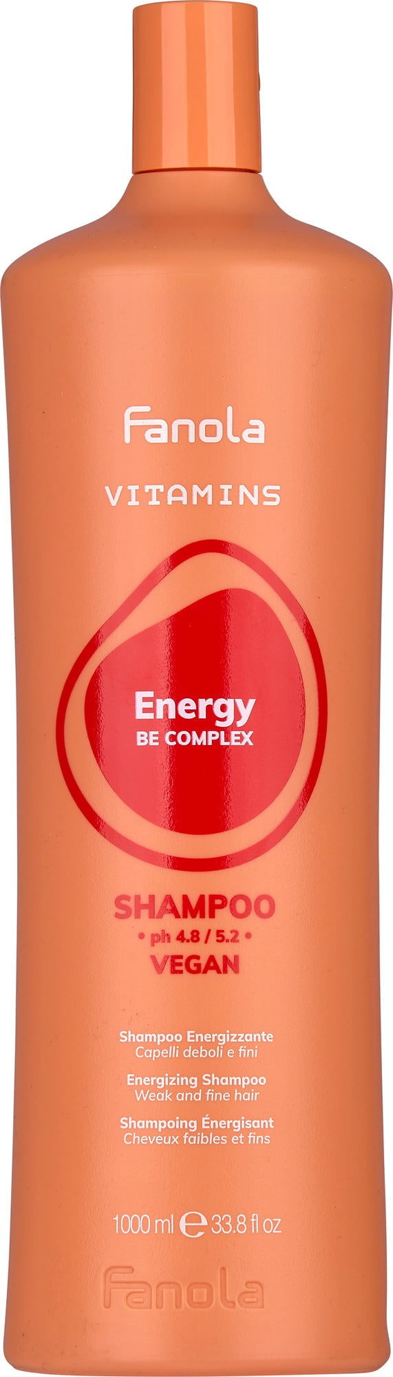 Fanola Vitamins Energy Shampoo Vegan 1L