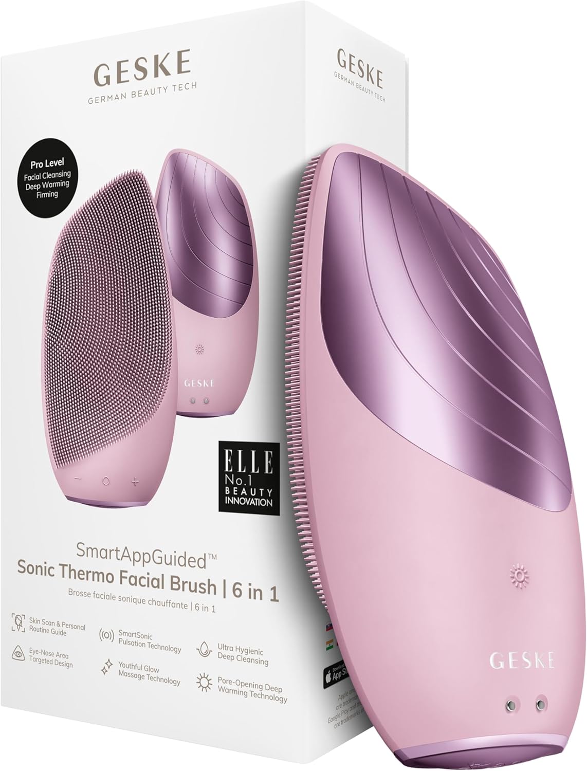 Geske Sonic Thermo Facial Brush 6 in 1