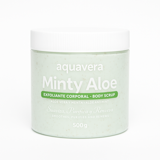 Aquavera Body Scrub Minty Aloe 500 g