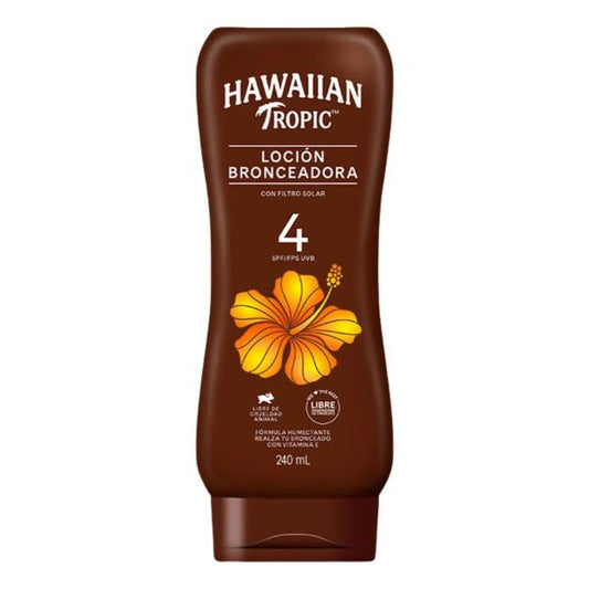 Hawaiian Tanning Locion Bronceadora Spf4 240ml