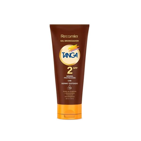 Recamier Tanga Gel Bronceador 2 spf 200ml