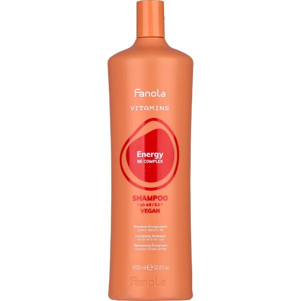 Fanola Vitamins Energy Shampoo Vegan 1L
