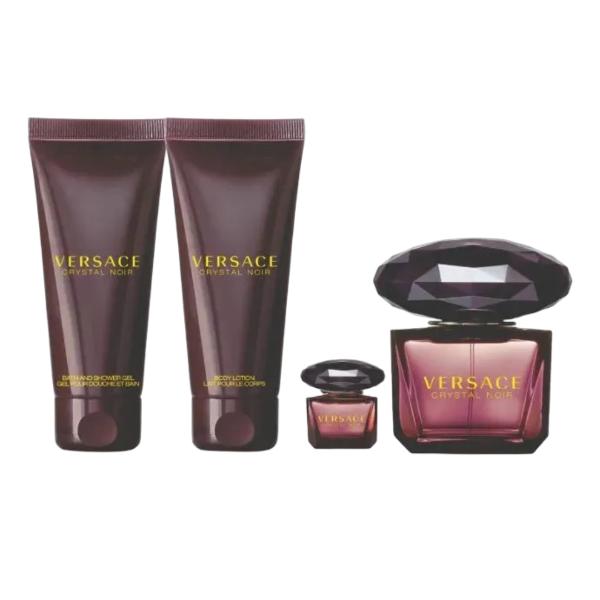 Kit Versace Crystal Noir Eau De Parfum Kit 100ml
