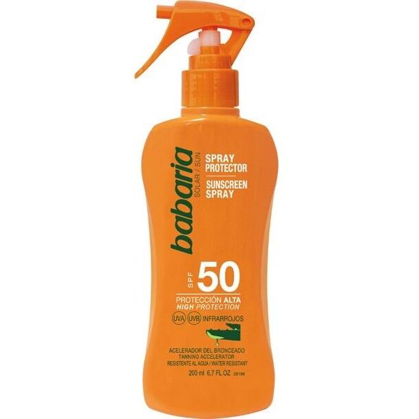 Babaria Spray Protector Solar Aloe F-50