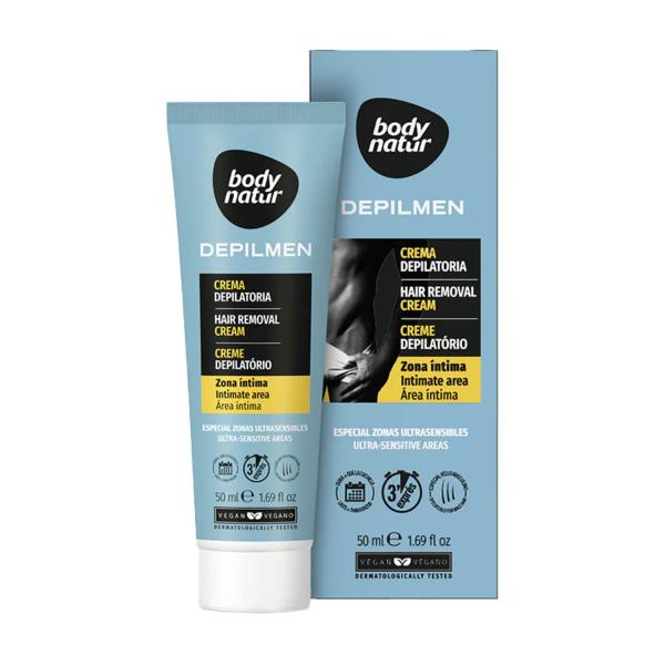 Body Natur Crema Depilatoria Masculina Zona Intima 50 Ml