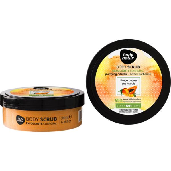 Body Natur Body Scrub Mango Papaya And Murula 200ml