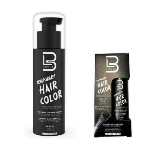 L3VEL 3 Temporary Beard Color Black 125ml