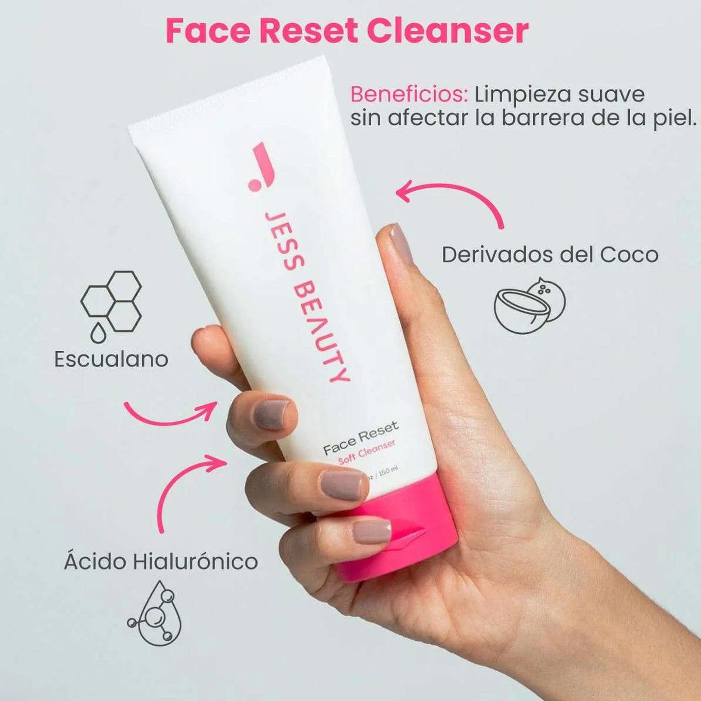 Jess Beauty Face Reset Soft Cleanser 150ml