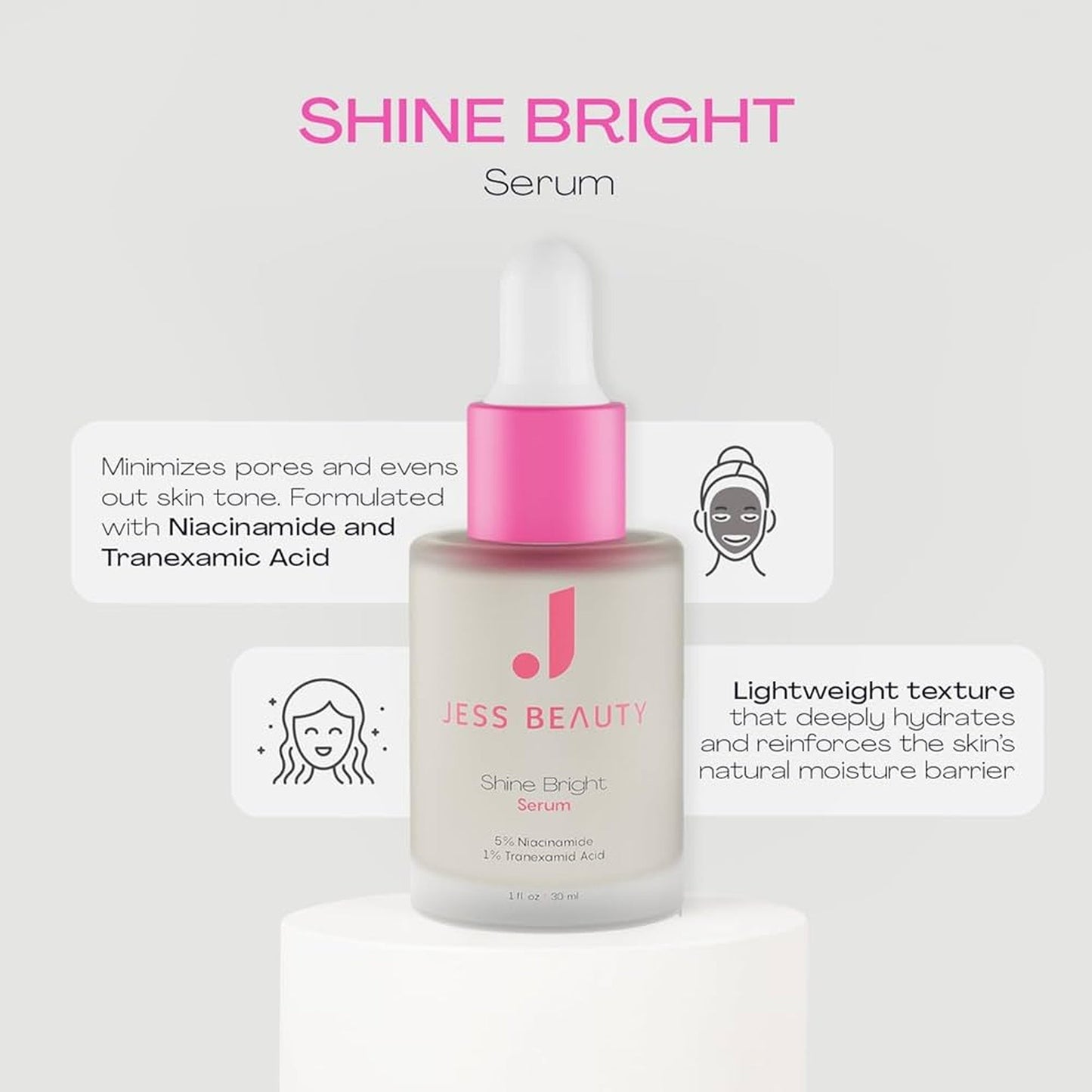 Jess Beauty Shine Bright Serum 30ml