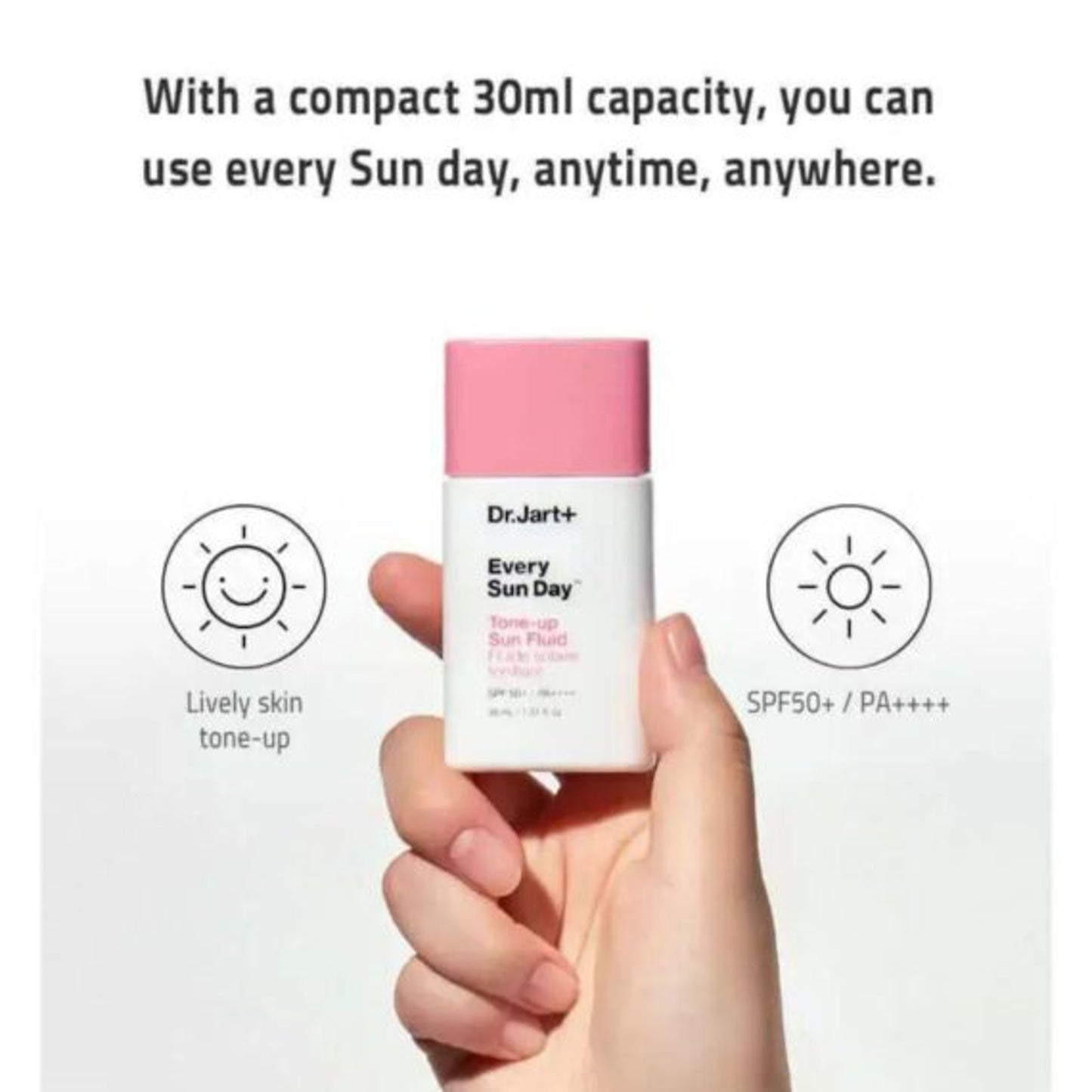 Dr. Jart+ Every Sun Day Tone Up Sun Fluid Spf50+/Pa++++