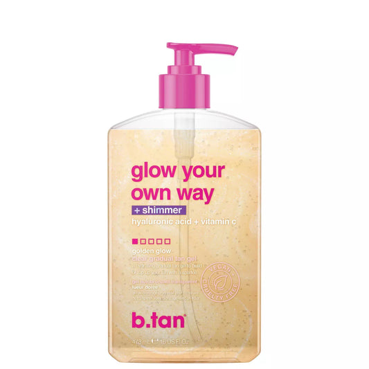 B.Tan Glow Your Own Way Shimmer - Gradual Self Tan Gel