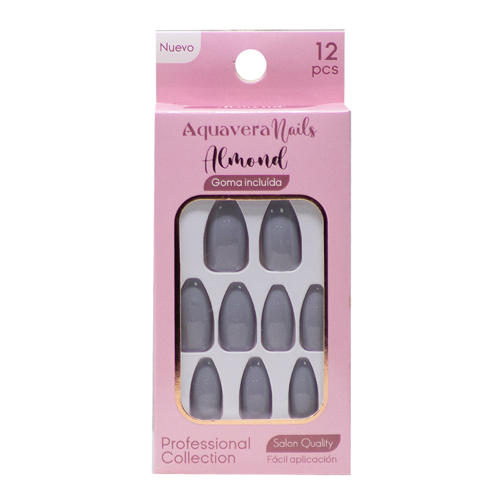Aquavera Uñas Postizas Almond