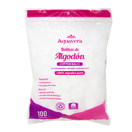 Aquavera Bolitas De Algodon