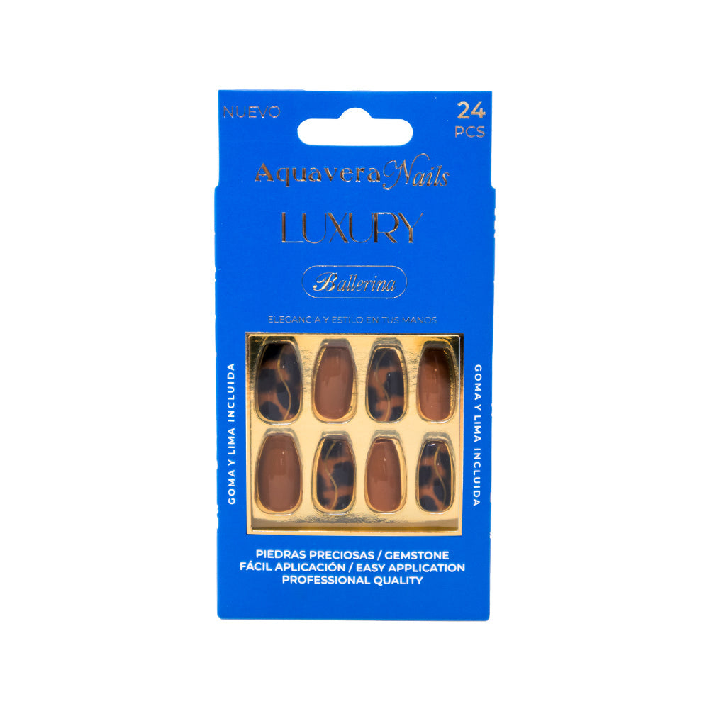 Aquavera Nails Modelo Luxury Ballerina