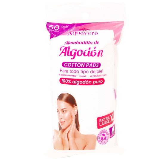 Aquavera Almohadillas De Algodon 50und