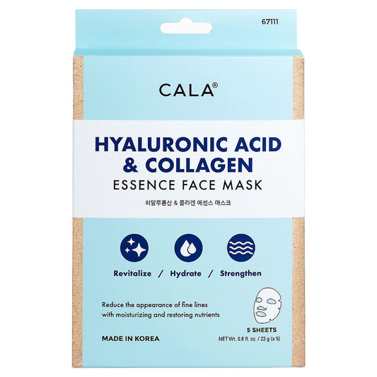 Cala Hyaluronic Acid + Collagen Facial Sheet Mask
