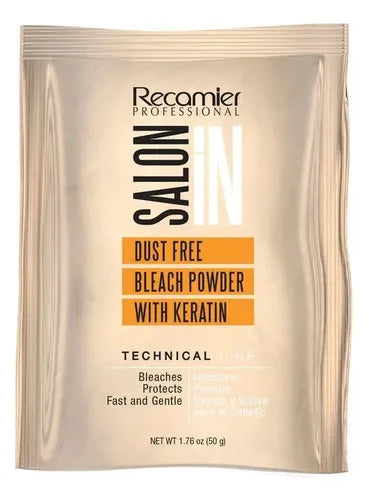 Salon In Dust Free Bleach Powder With Keratin 50G