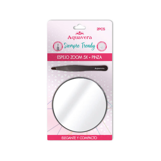 Aquavera Set De Espejo Y Pinza