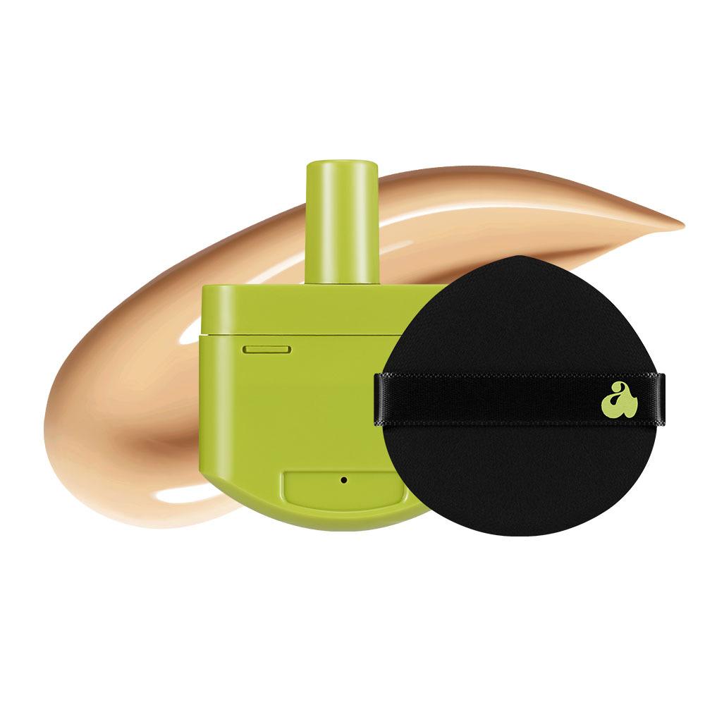 Unleashia Satin Wear Healthy-Green Cushion RE-FEEL (+ Puff)