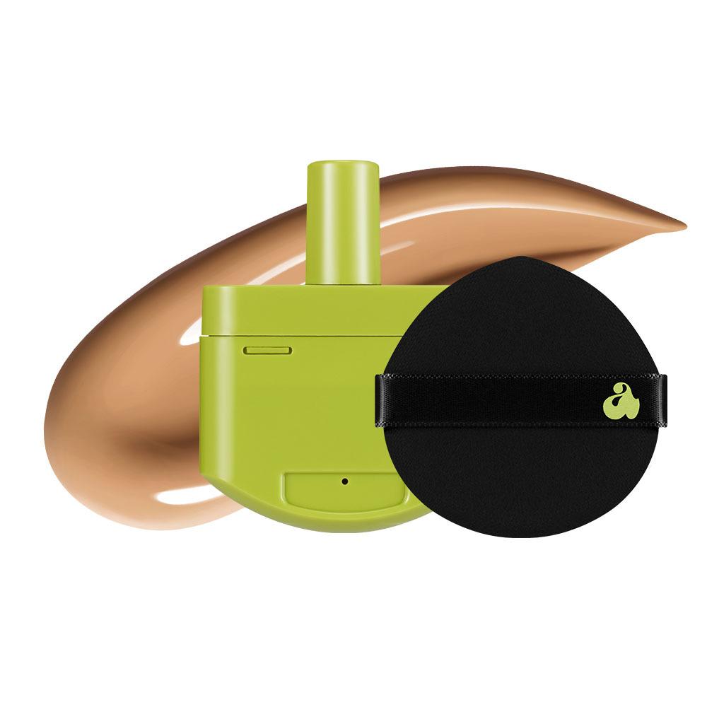 Unleashia Satin Wear Healthy-Green Cushion RE-FEEL (+ Puff)