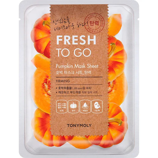 Tony Moly Fresh To Go Pumpkin Mask Sheet