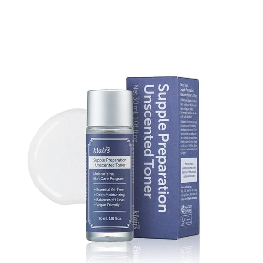 Dear, Klairs Supple Preparation Unscented Toner 30 ml