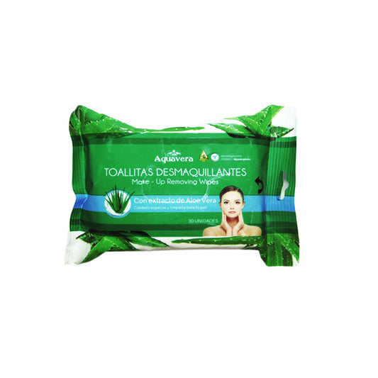 Aquavera Toallas desmaquillantes Aloe