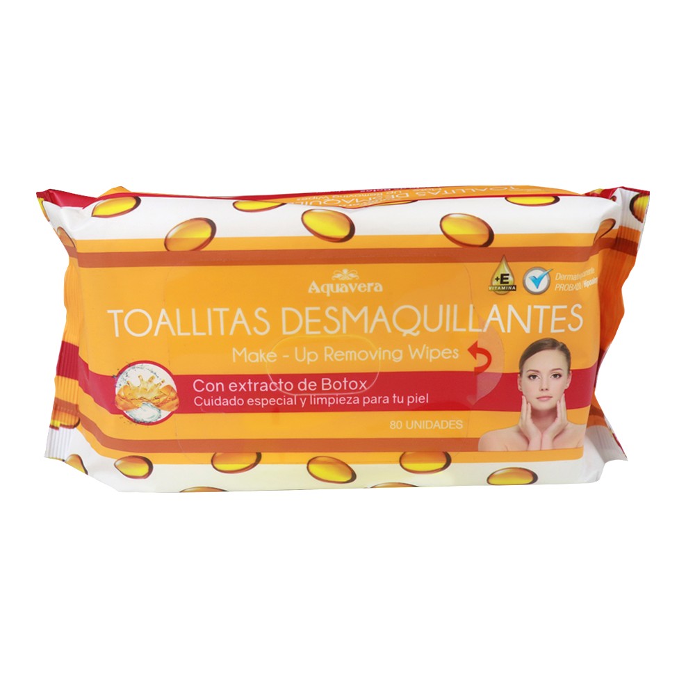 Aquavera Toallas desmaquillantes Botox