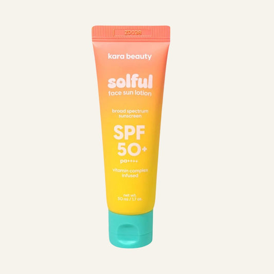 Kara Beauty Solful Face Sun Lotion SPF 50 - Vitamin Complex Infused (50ml / 1.7oz) (Korea)