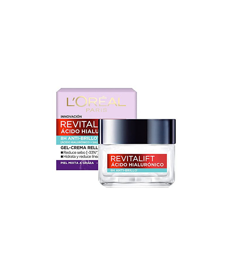Loreal Paris Revitalift Acido Hialuronico Anti-Brillo Gel-Crema 50ml