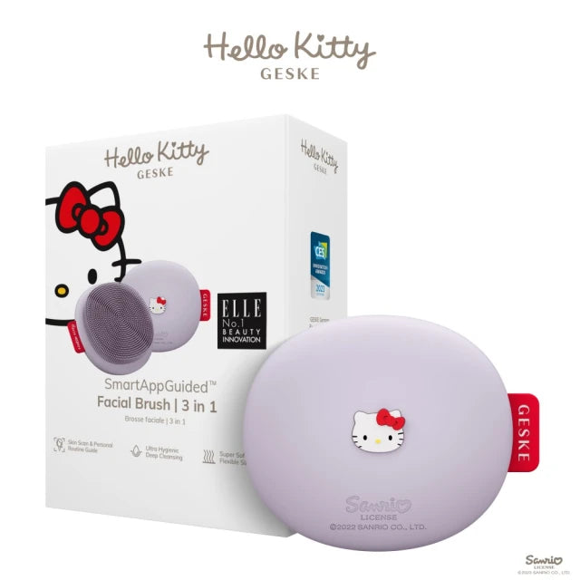 Geske Hello Kitty Facial Brush 3 in 1